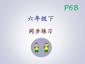 sg Chinese Primary 6B 六年级下
